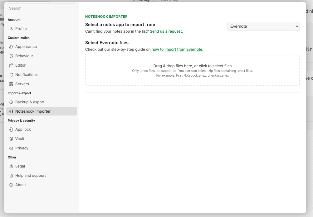 Integrated importer