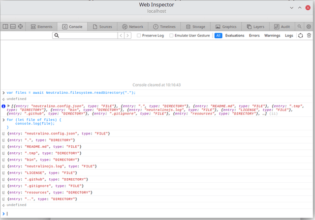 Listing all files in current working directory